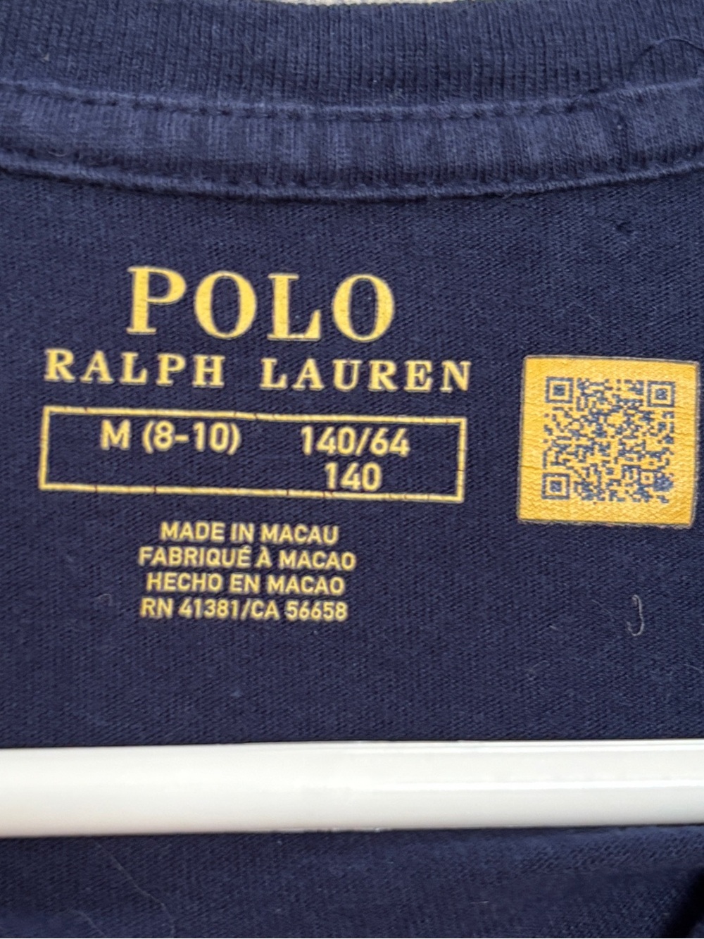 Polo Ralph Lauren Girls Polo Bear T-Shirt Dress Navy Size Medium (8-10) - Picture 4 of 6